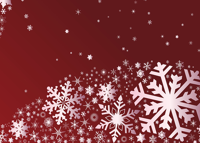 Winter Banner Of Snowflake