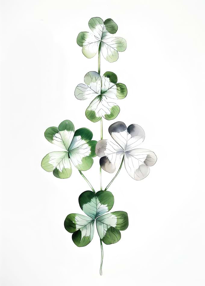 Serene Shamrock Whispers