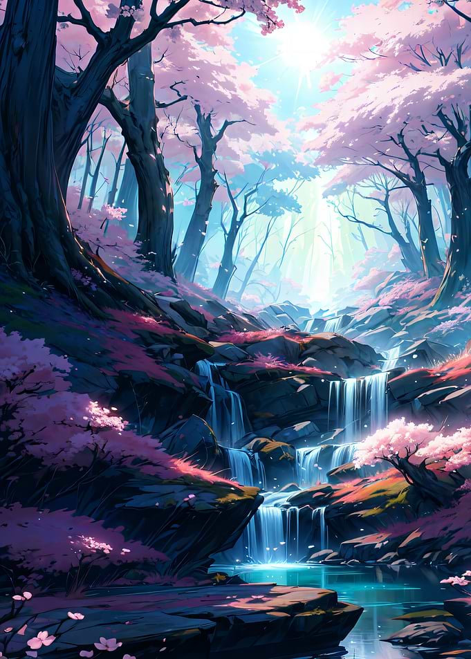 Sakura Cherry Blossom Art