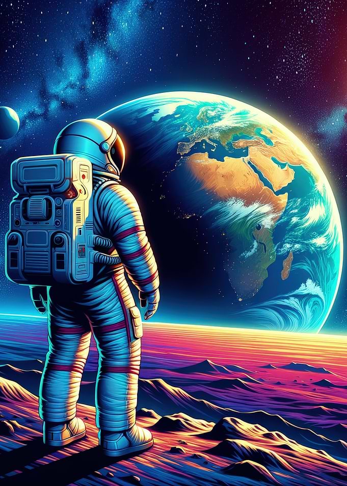 Lonely astronaut