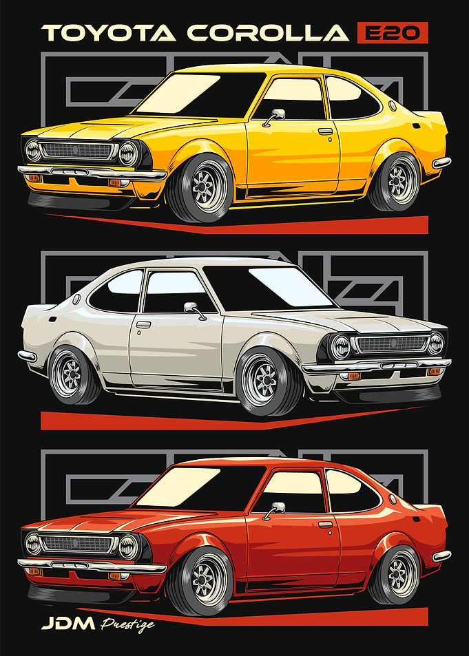Corolla E20 JDM Car
