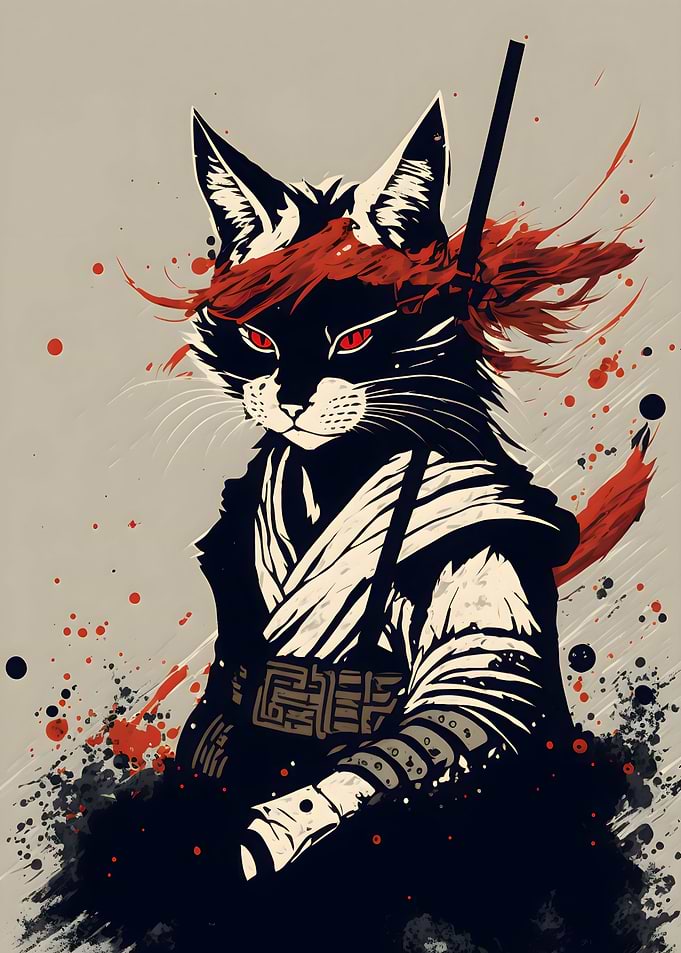 Samurai Cat