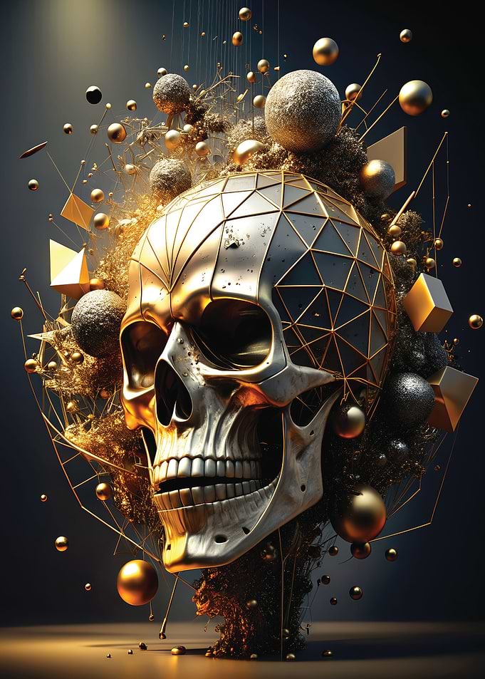 Mesmerizing Skull Art