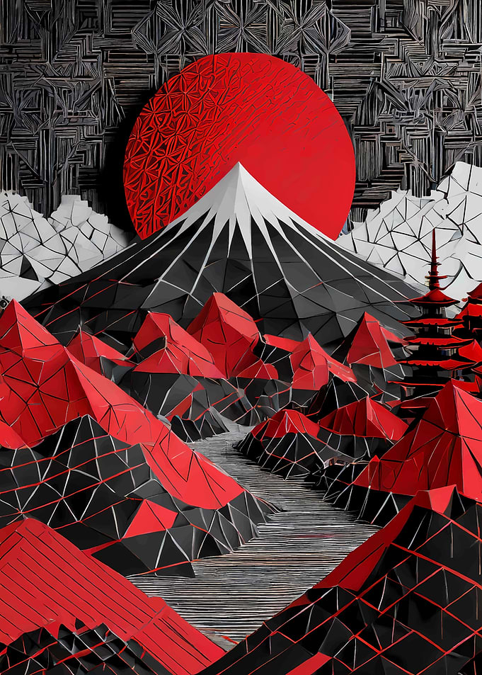 kintsugi Fuji Mountain