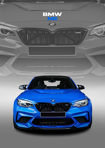 bmw m2 poster