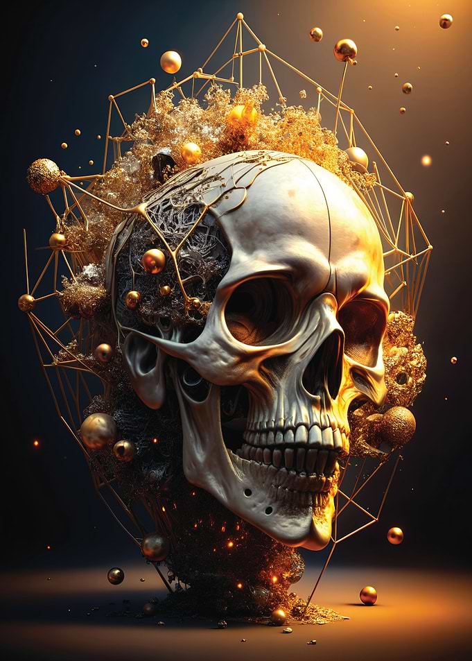 Mesmerizing Skull Art