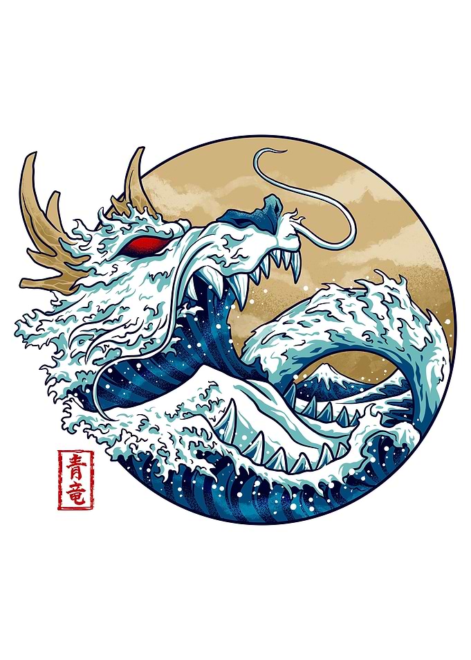 dragon wave off kanagawa