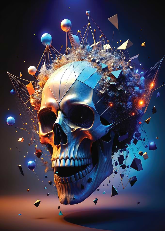 Mesmerizing Skull Art