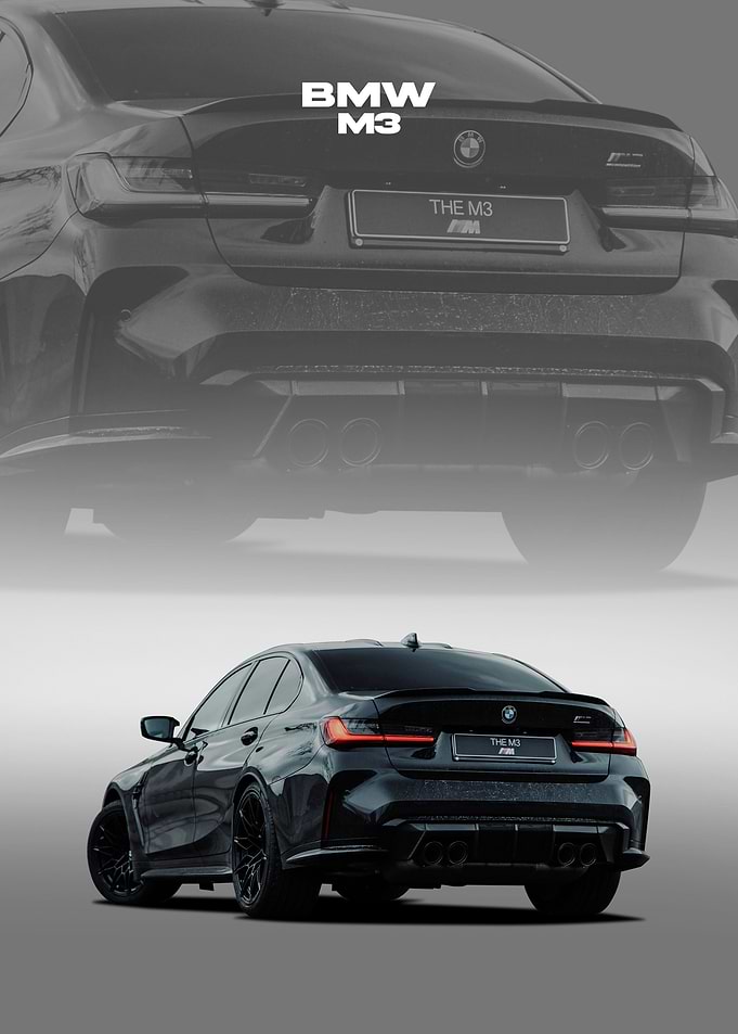 bmw m3 poster