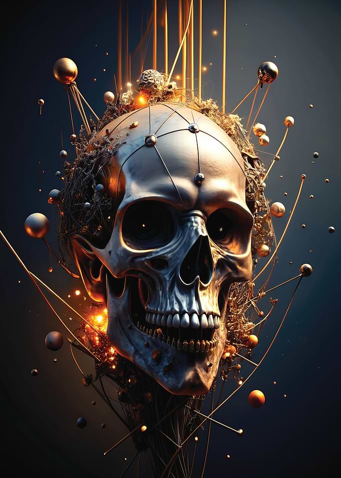 Mesmerizing Skull Art