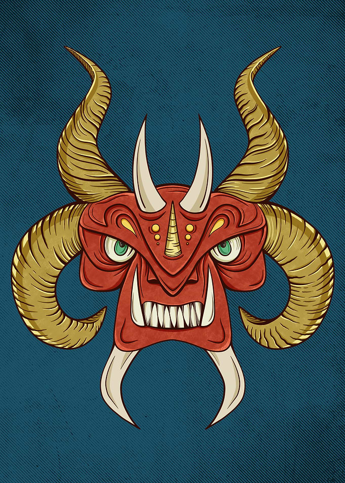 Red Devil Mask