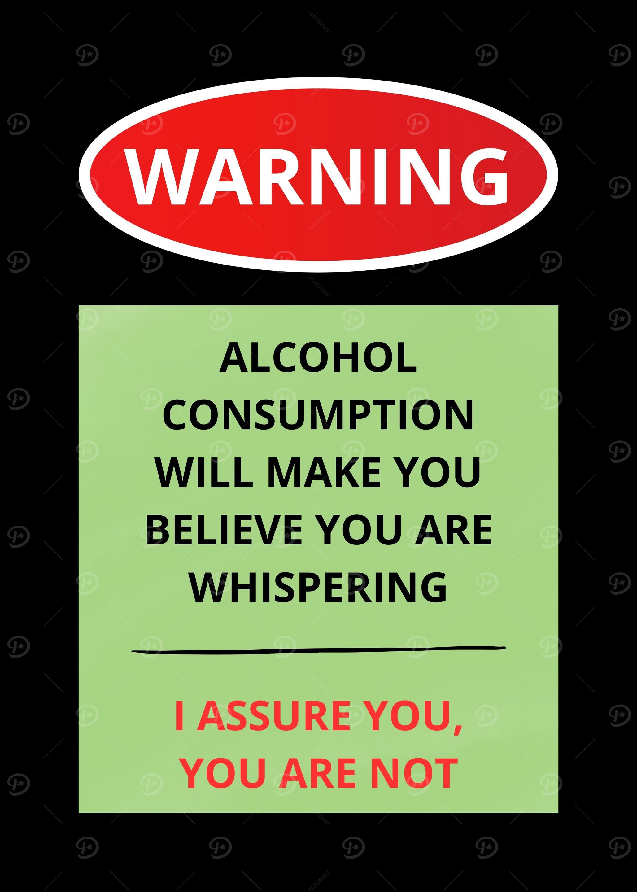 warning alcohol