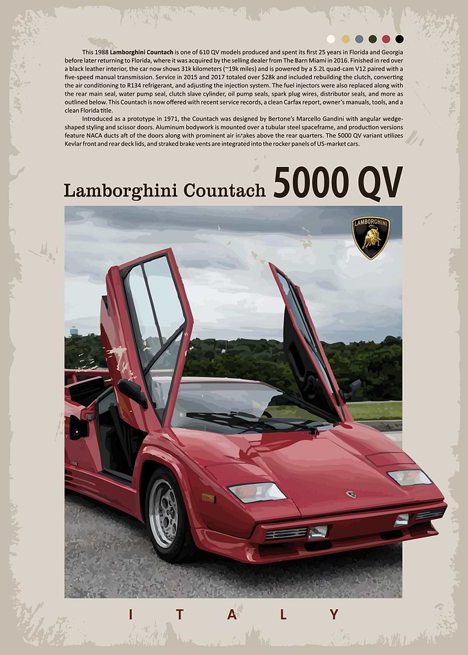 lamborghini countach profi