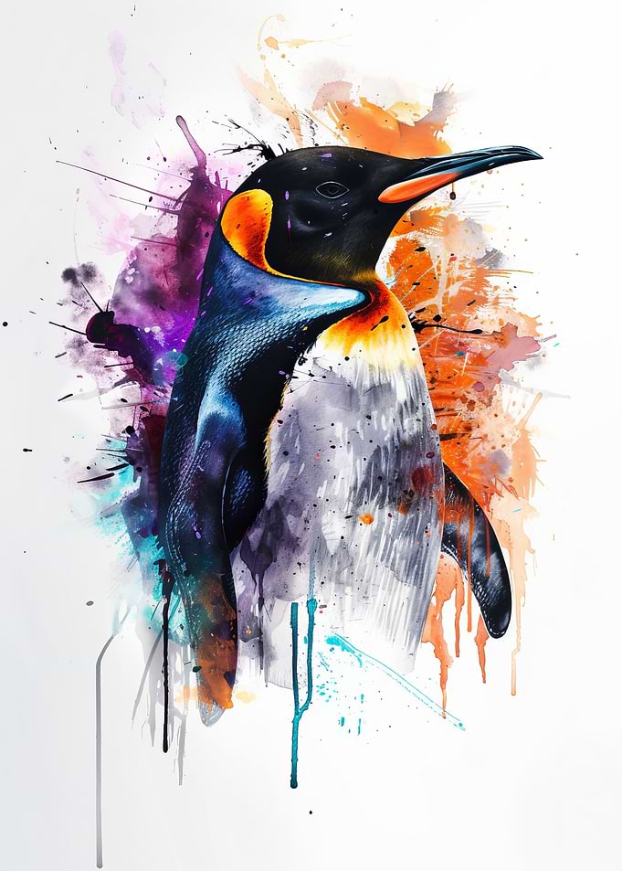 Penguin Watercolor
