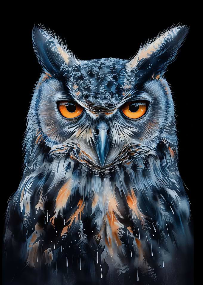 Owl Watercolor