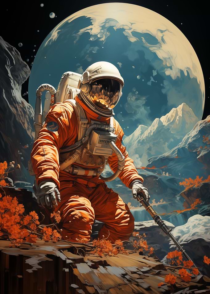 Astronaut Flowers