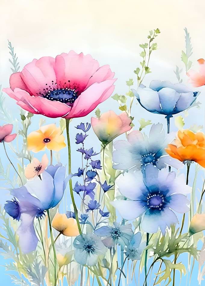 Wildflower Field in Bloom