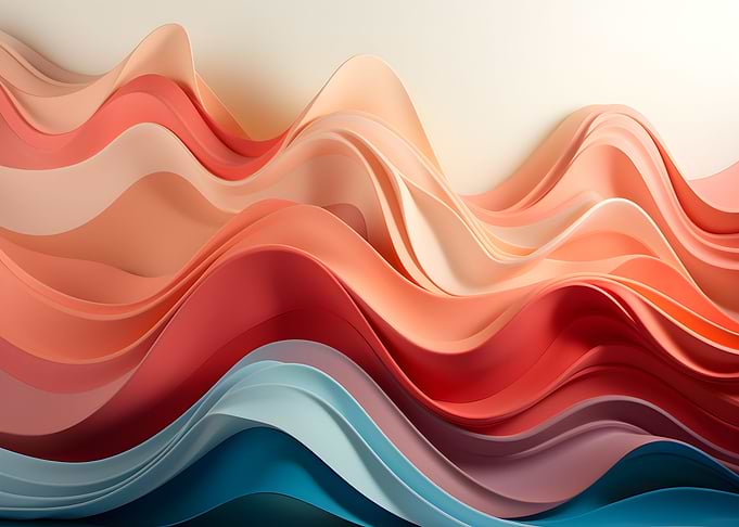 3D Colourful Waves