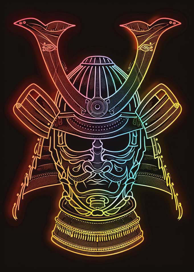Samurai Golden Neon