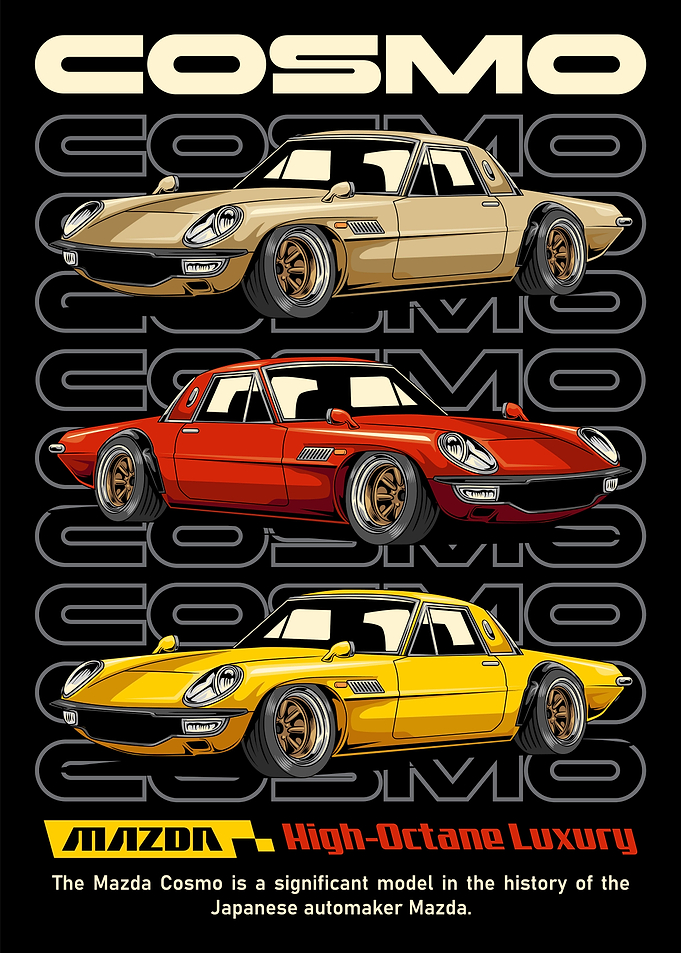 Retro Cosmo JDM Car