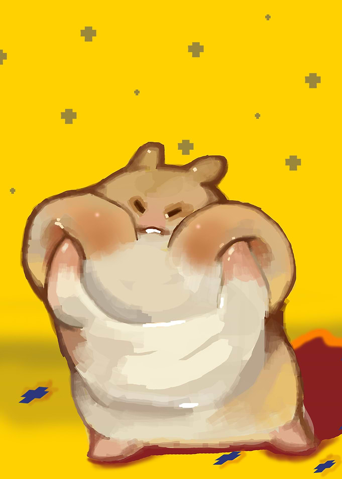 chubby hamster