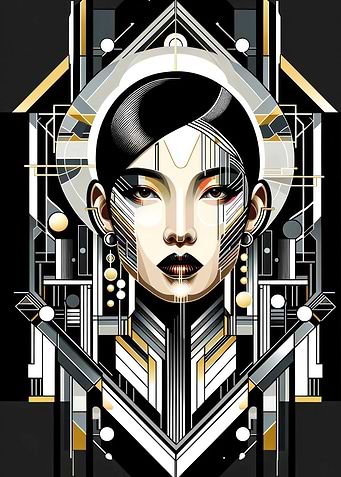 Futuristic Cyborg Elegance