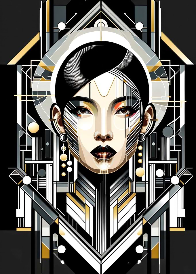 Futuristic Cyborg Elegance