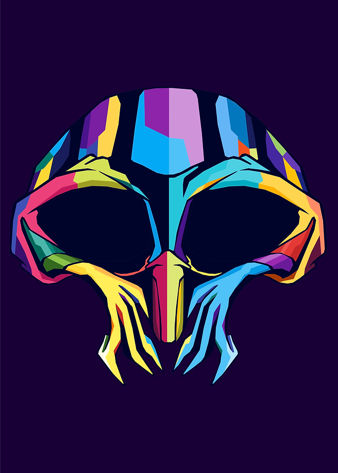 mask of a hand