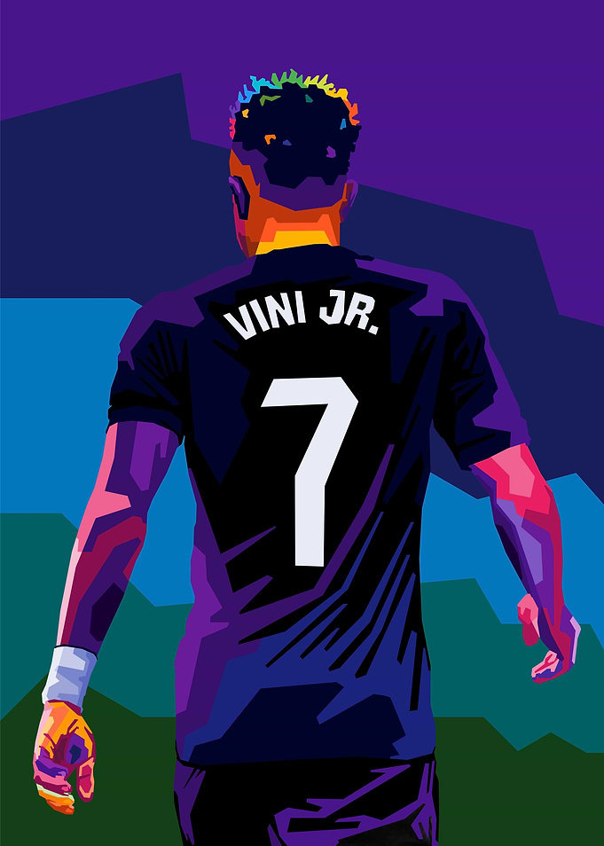 Vini Jr Wpap Pop Art