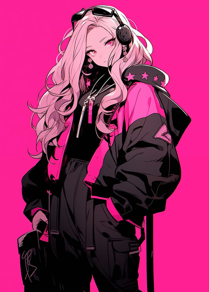 Pink Anime Girl