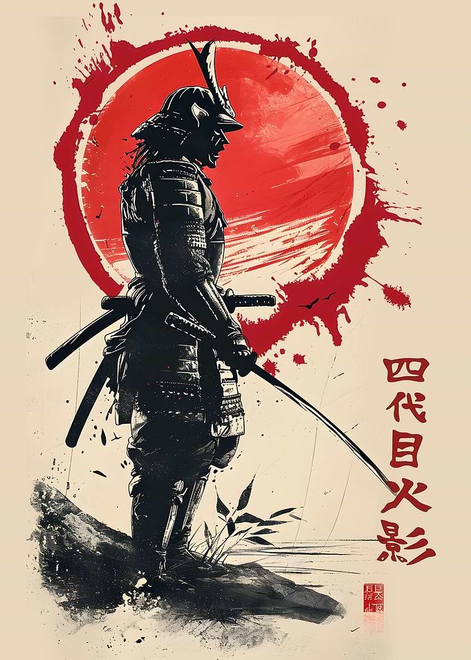 Samurai Warrior red