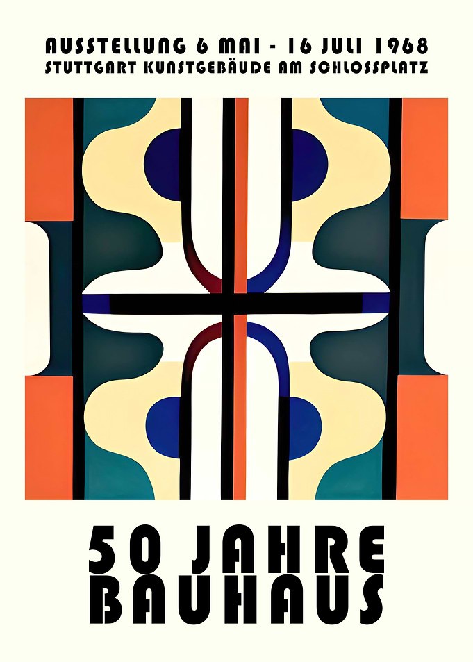 50 Jahre Bauhaus Poster