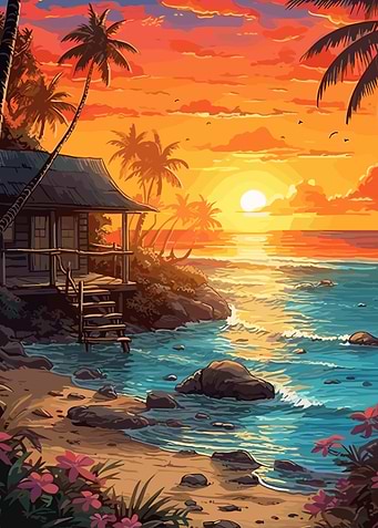 Beautiful Tropical Sunset