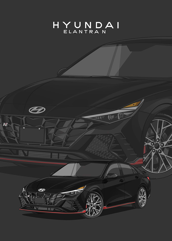 hyundai elantra n black