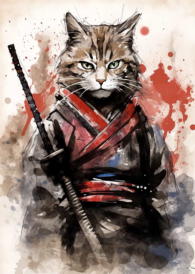 Samurai Neko