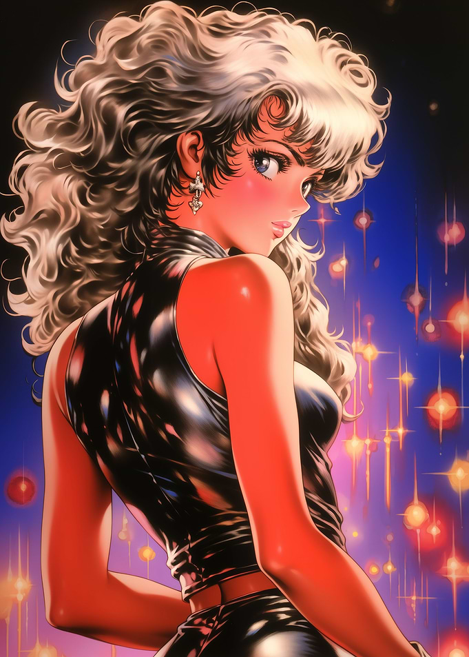 Retro Space Girl