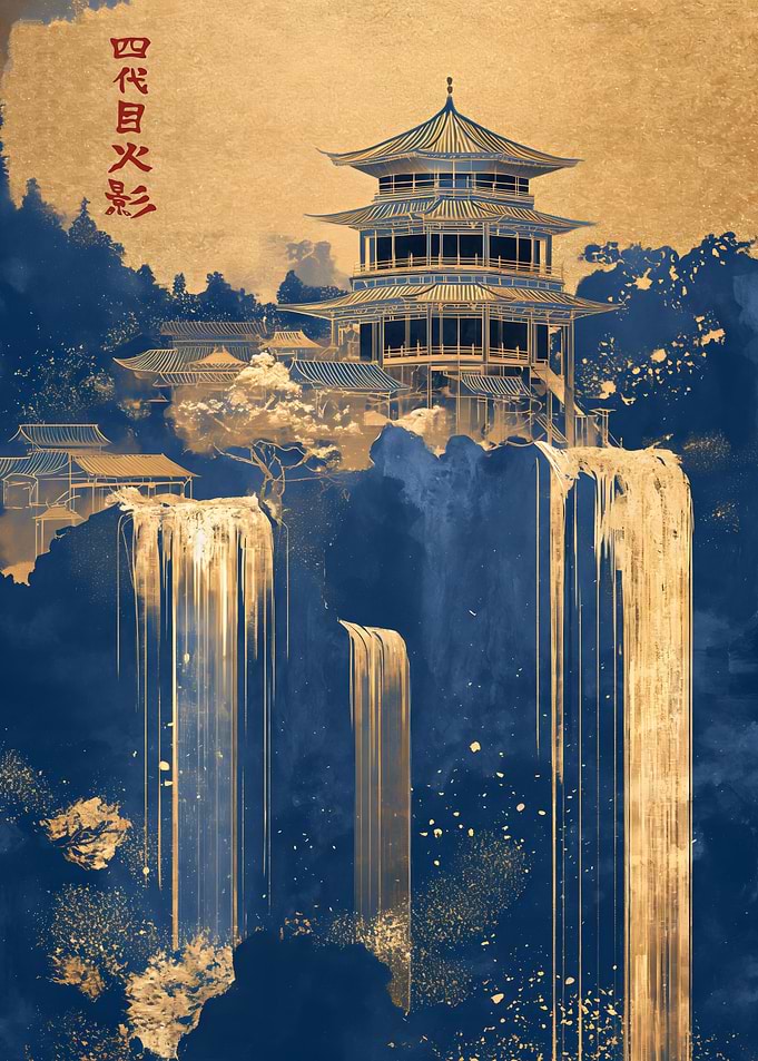 Golden Japanese Castle