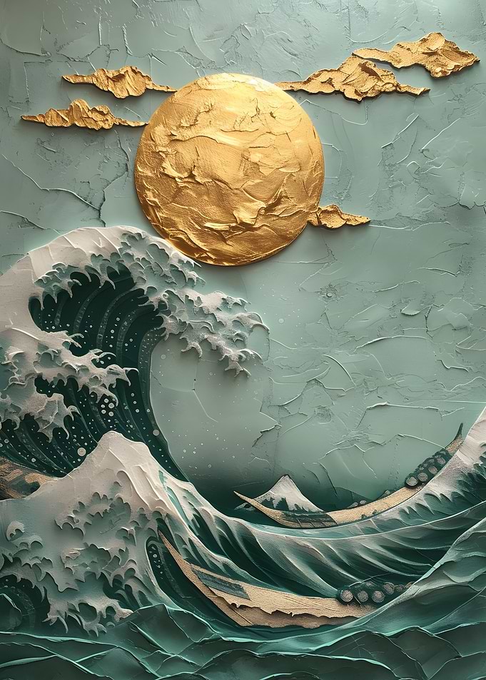 Abstract Great wave