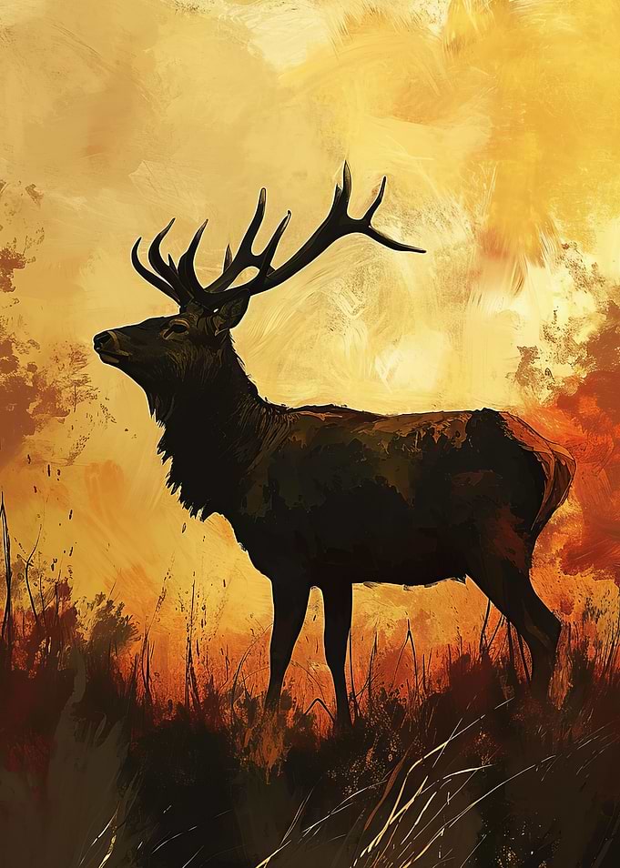 Graceful Deer Portrait