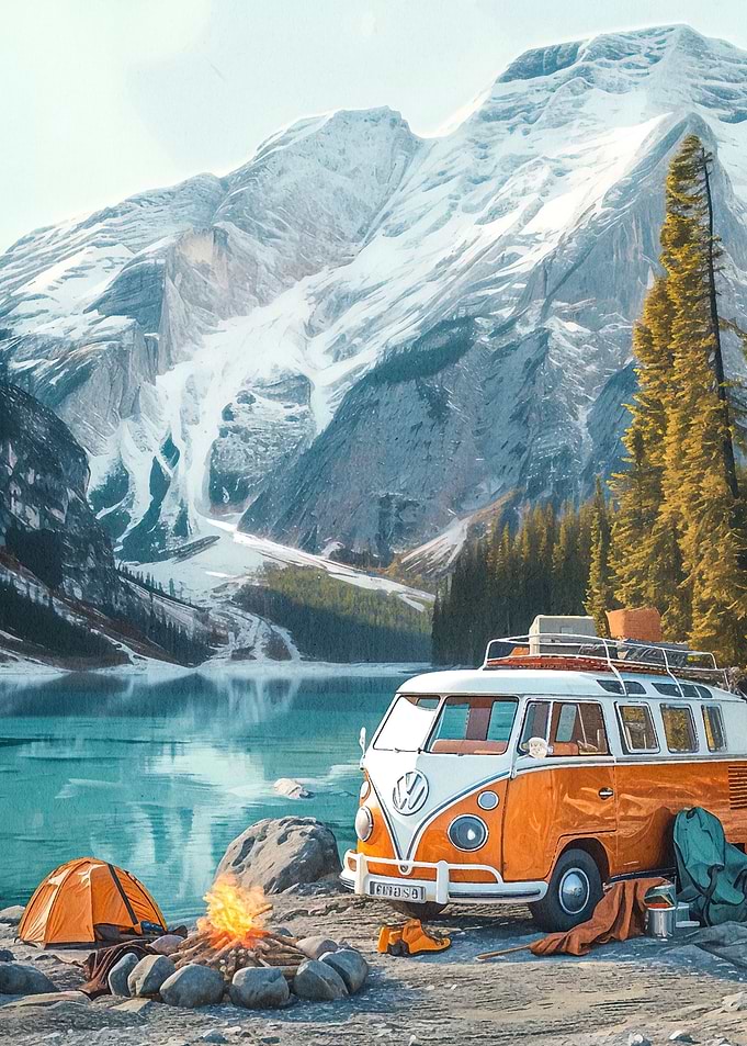 Bus On The Beach