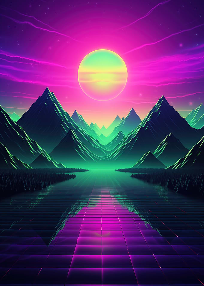 Ethereal Retrowave Odyssey