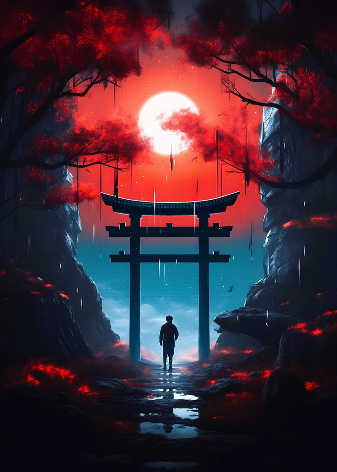 Red Blue Night