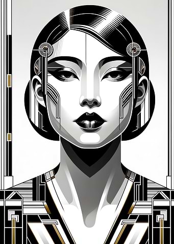 Futuristic Cyborg Elegance
