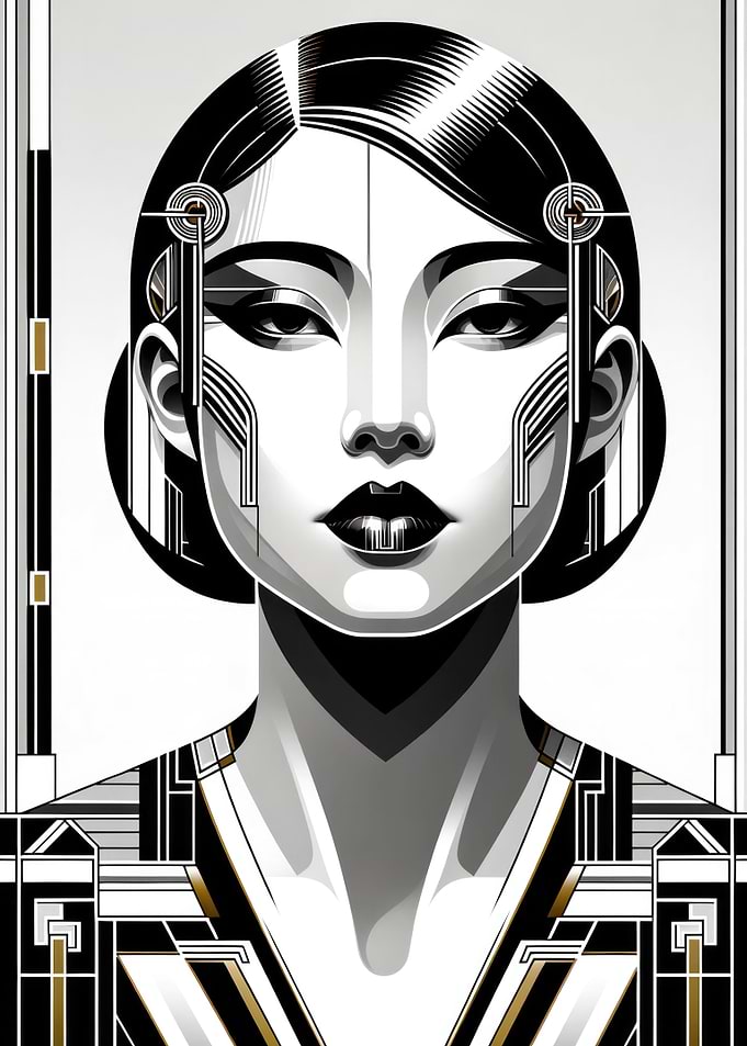 Futuristic Cyborg Elegance