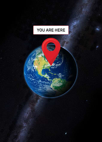 Earth You are here