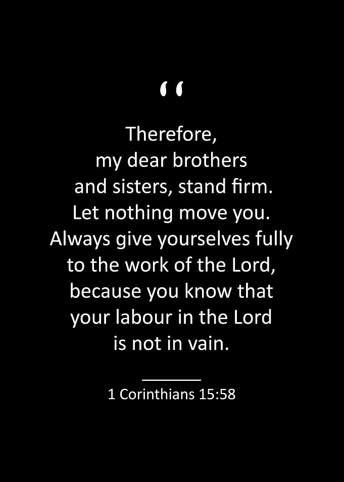 1 Corinthians 15 58