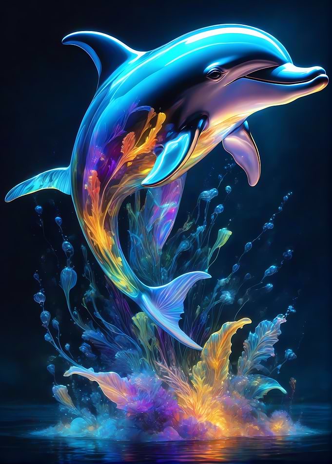 Magic Realism Dolphin