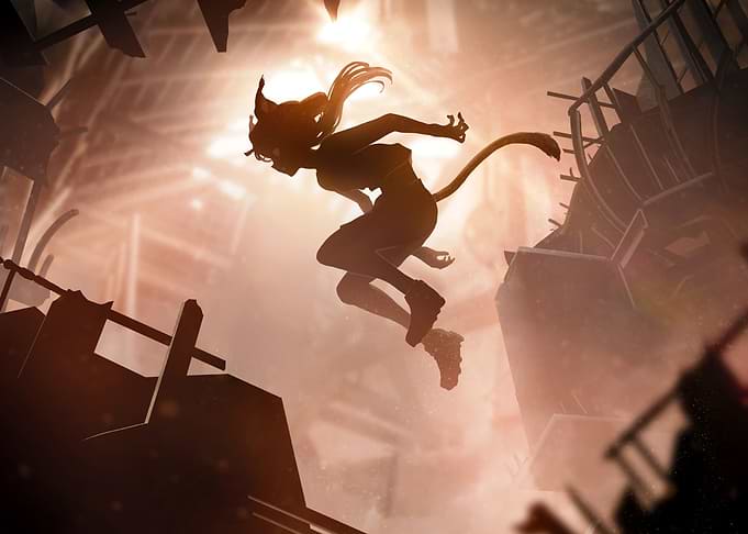 warrior girl cat