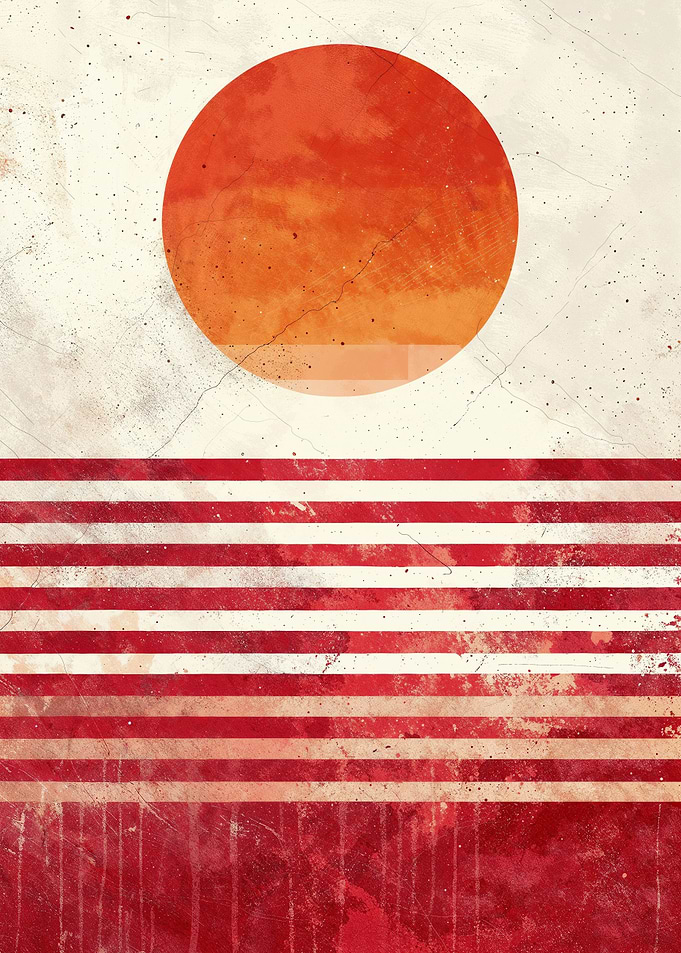 Rustic Sun Stripes