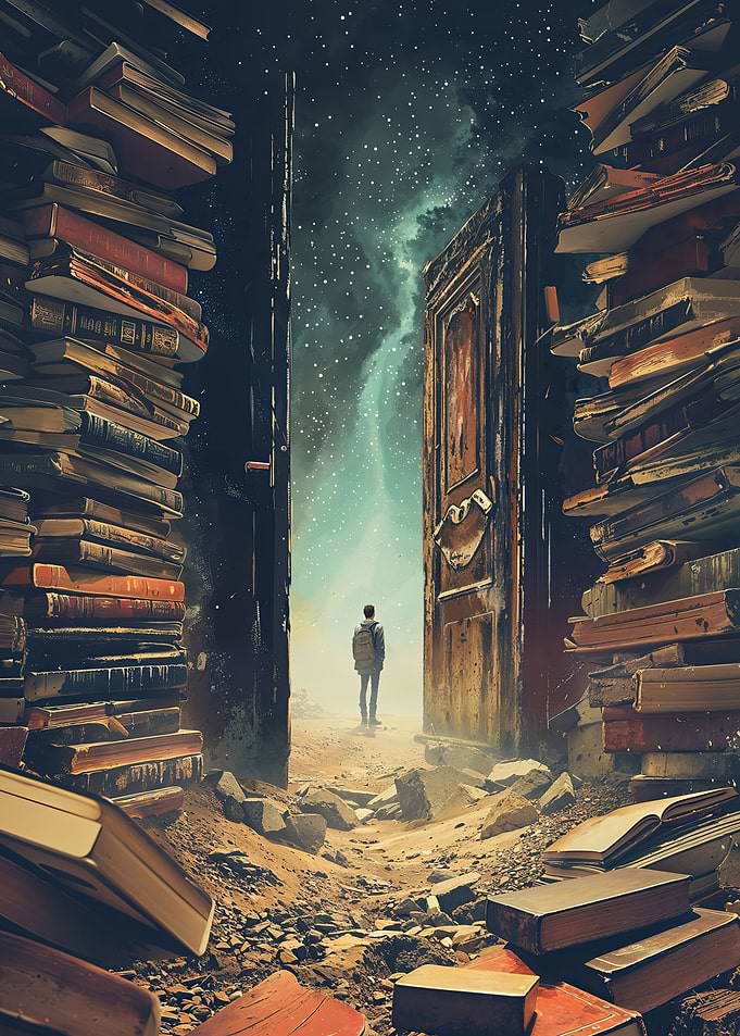 Surreal Universe of Books